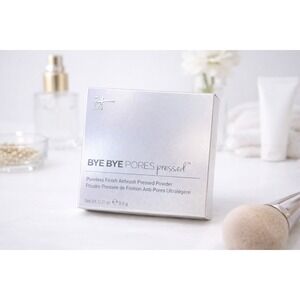 It Cosmetics Bye Bye Pores Pressed Poreless Finish Airbrush Powder 0.31oz 9g NEW